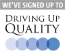 Driving up quality logo